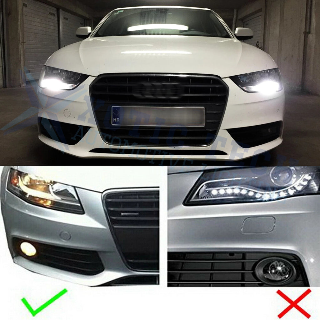 Xenon White 80W COB LED Bulbs for Audi A4 S4 Q5 (2010-2017)