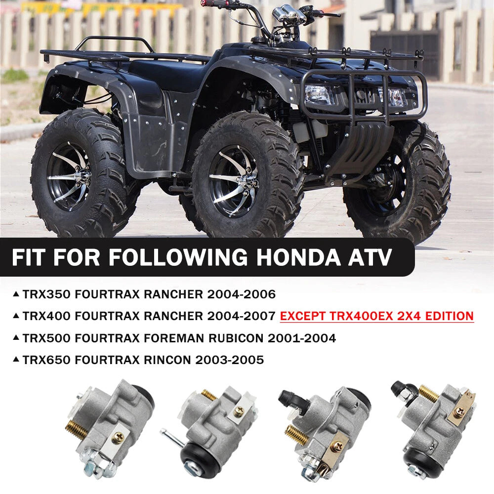 4X Front Brake Wheel Cylinders for Honda TRX350 TRX400 TRX500 TRX650