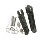 Black Front Foot Pegs for Yamaha YZF R6 (1999–2020), YZF R6S (2003–2009)