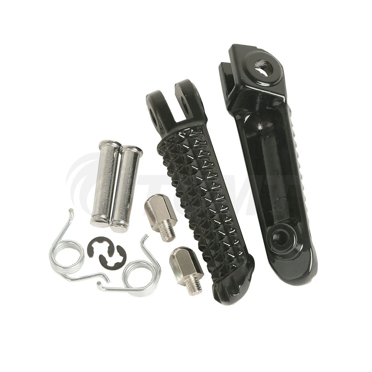Black Front Foot Pegs for Yamaha YZF R6 (1999–2020), YZF R6S (2003–2009)