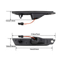 Set of 2 Smoked Lens LED Side Marker Lights for Chevy Camaro (2010–2015)