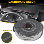 2M PU Leather Dashboard Trim Strip for Car (Universal Fit)