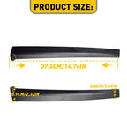 Set of 2 Side Door Garnish Trim Pillar Sash for Honda Civic (1992–1995)