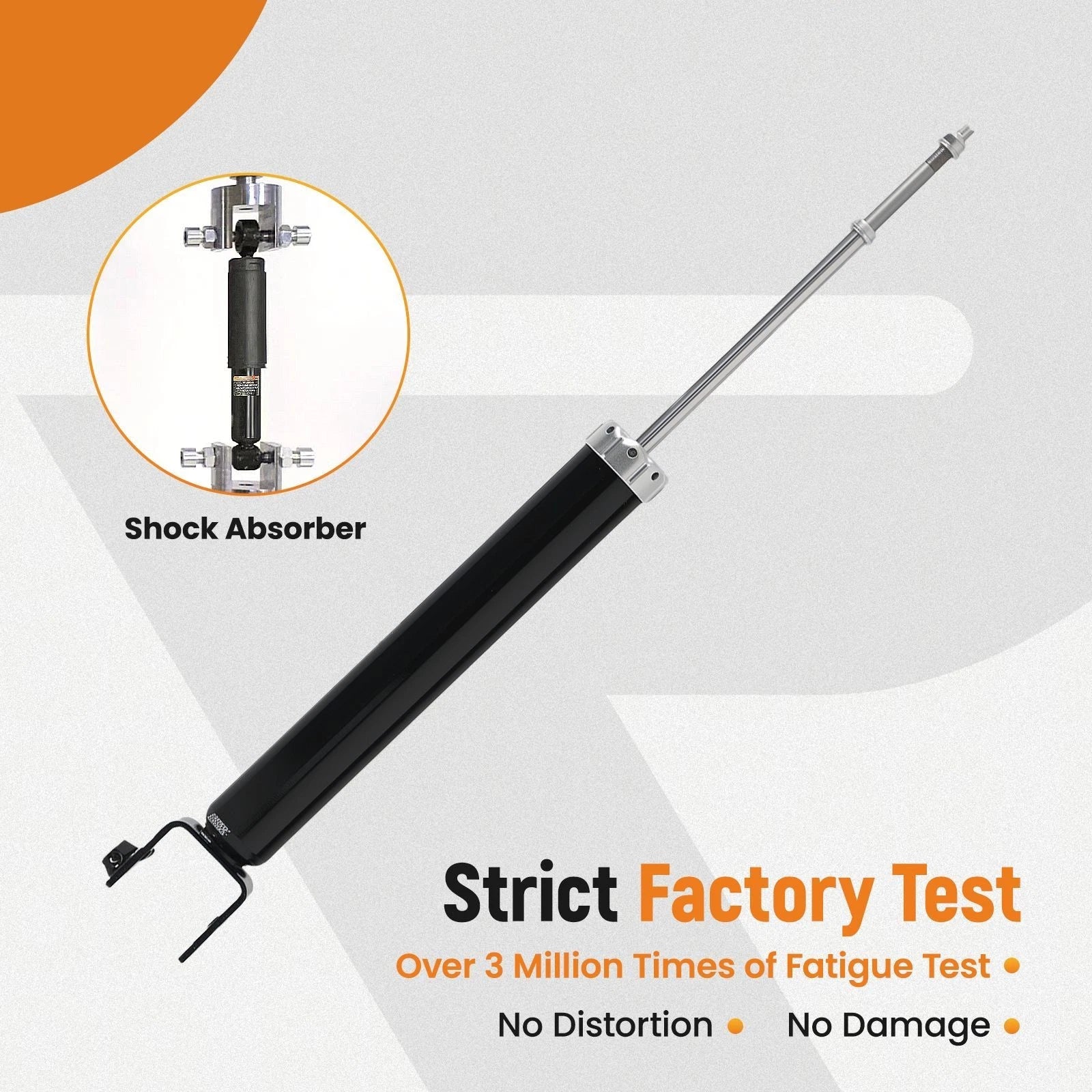 Set of 2 Rear Shock Absorbers for Nissan Altima (2002-2006)
