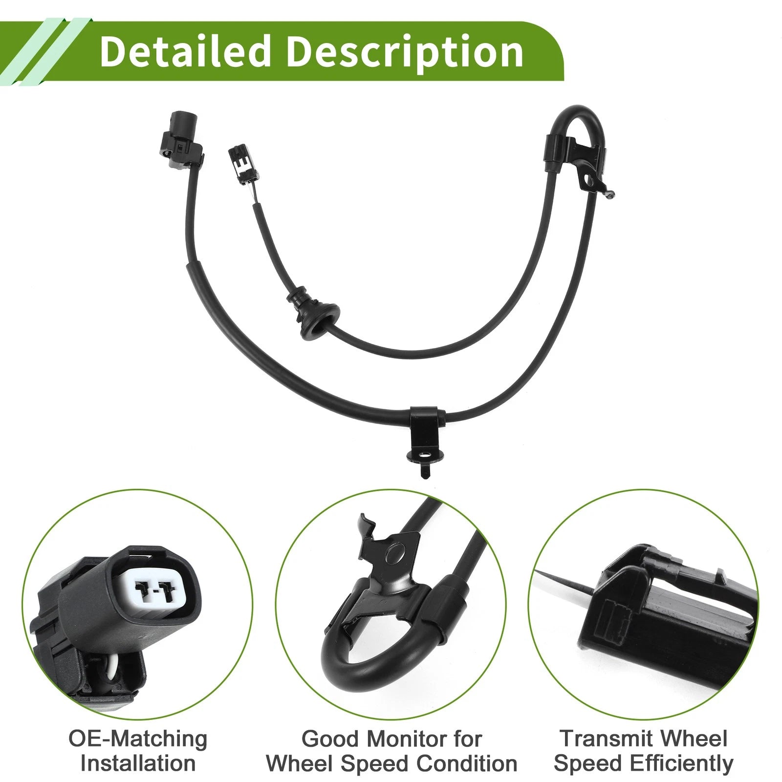 ABS Wheel Speed Sensor No. 8951648040 for Toyota Highlander (2001–2007)