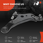 Front Right Lower Control Arm w/Ball Joint for Toyota Highlander (2008-2013)