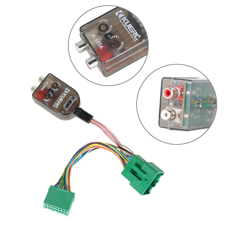 Amplifier Radio Adapter Interface for Chevy Equinox/Suburban (2005–2009)