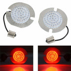 2X 1156 LED Turn Signal Light Bulbs for Harley Touring Road King Softail (T9)