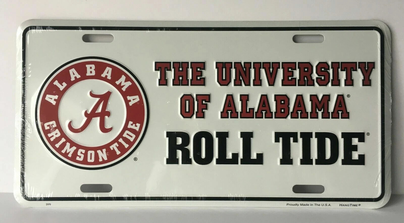 University of Alabama Metal License Plate Tag 6 x 12