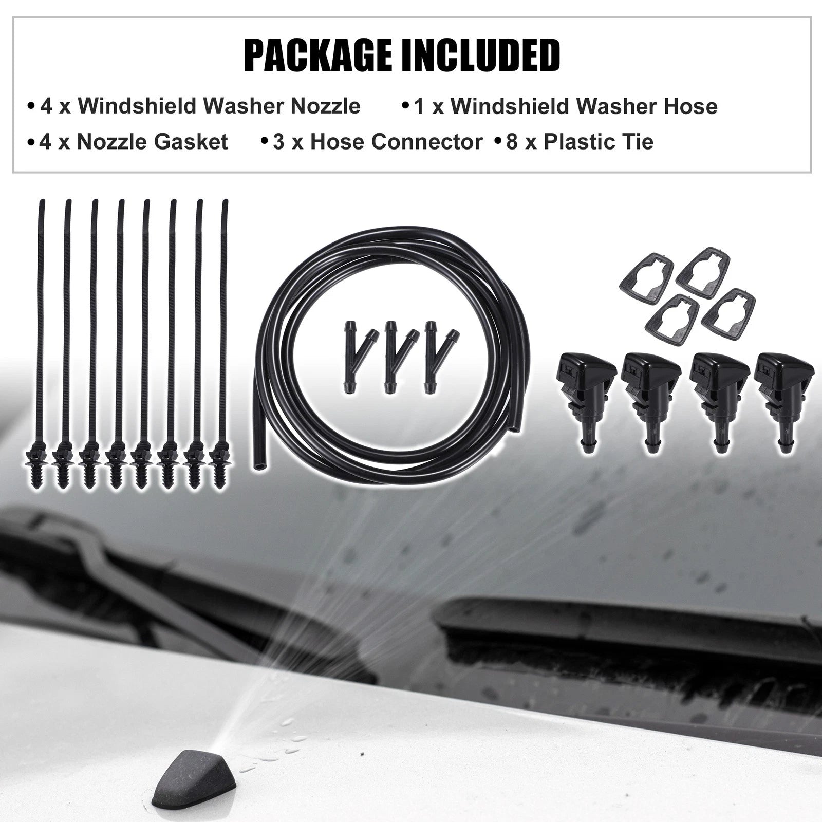 Set of 1 Windshield Washer Nozzle No.86636FG051 for Subaru Outback (2010–2023)