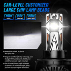 2X Canbus 9008 H13 LED Headlight Bulbs for