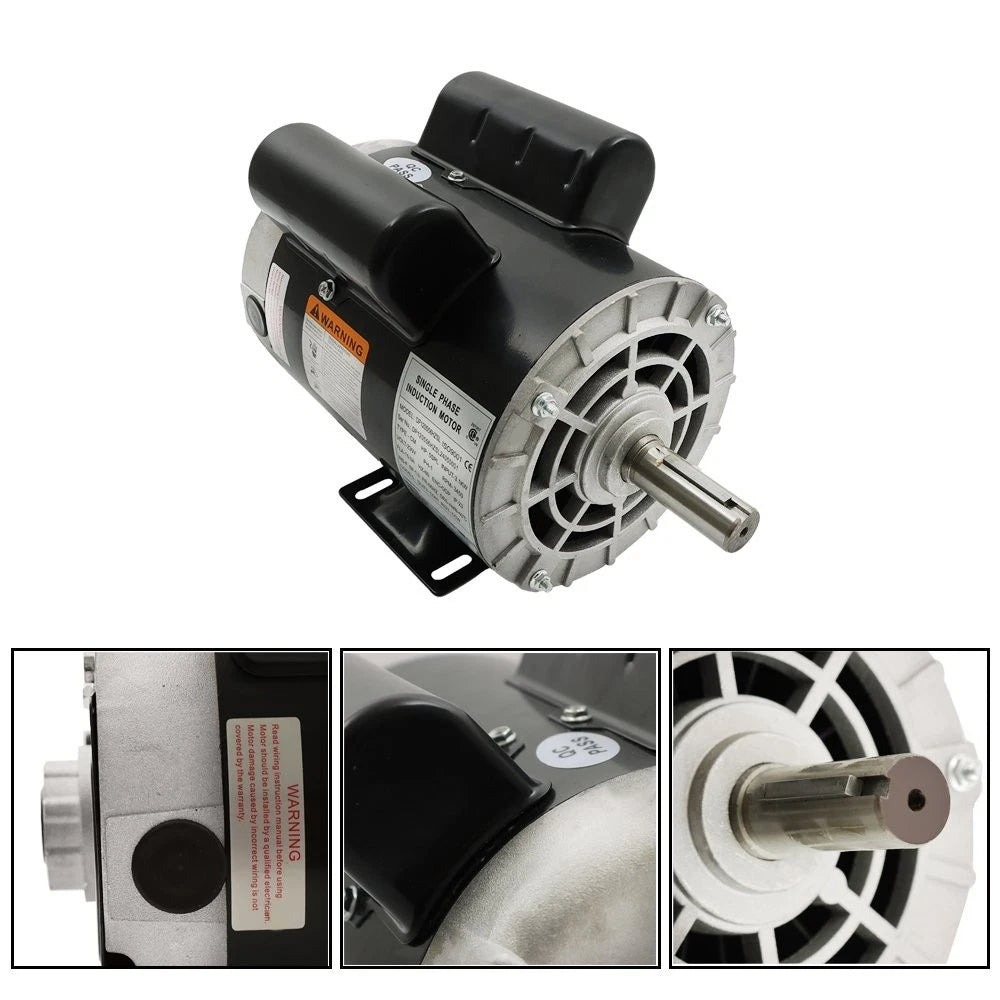 5 HP Air Compressor Motor for Various Models (60Hz, 208-230V)
