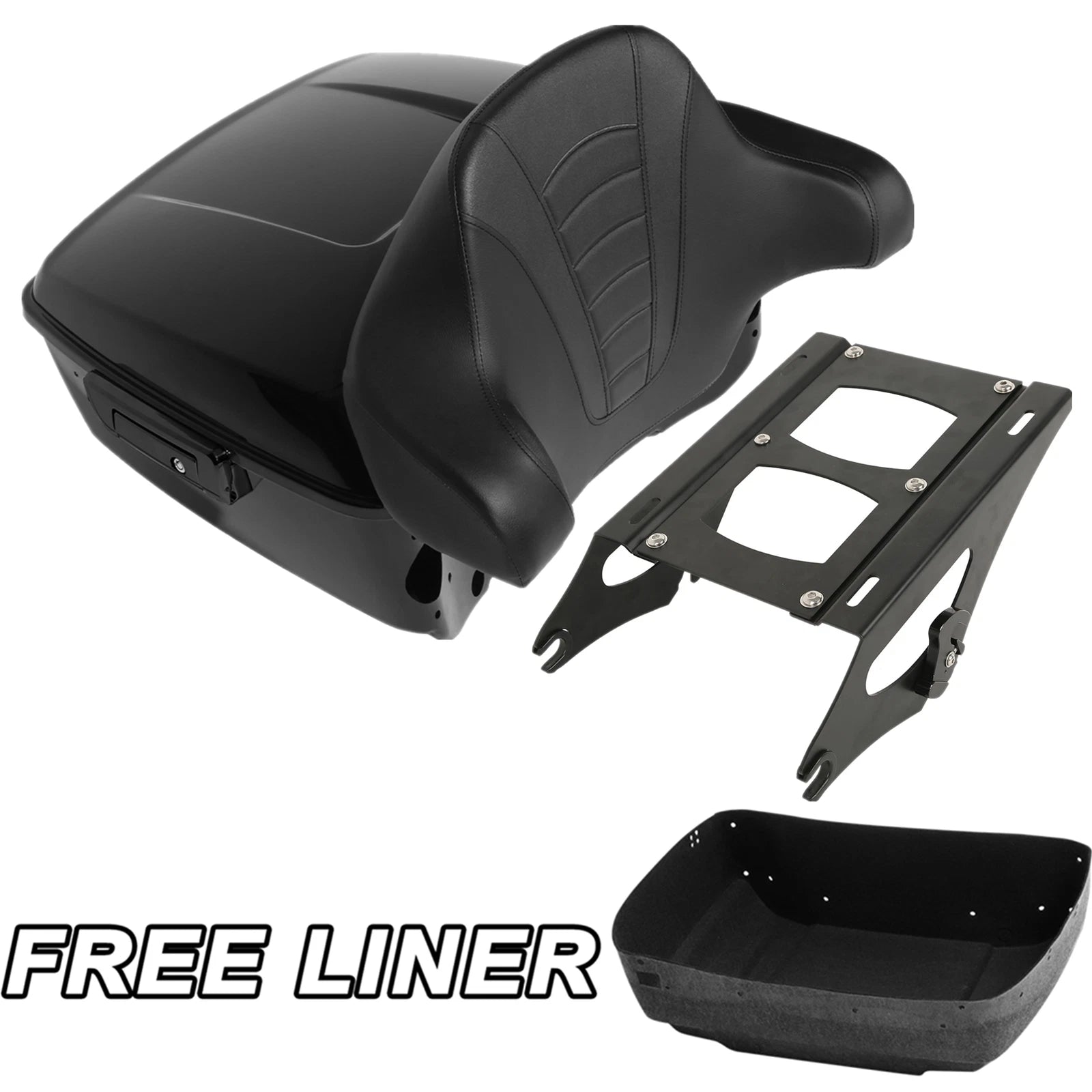 Trunk Backrest Pad Mount for Harley Touring Road Glide (2014–2026)