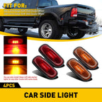 Set of 4 LED Side Marker Lights for Dodge Ram 3500 (2003–2018)