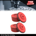 Set of 10 Flap Sanding Discs for Grinding Wheel (40 Grit, Type 29)