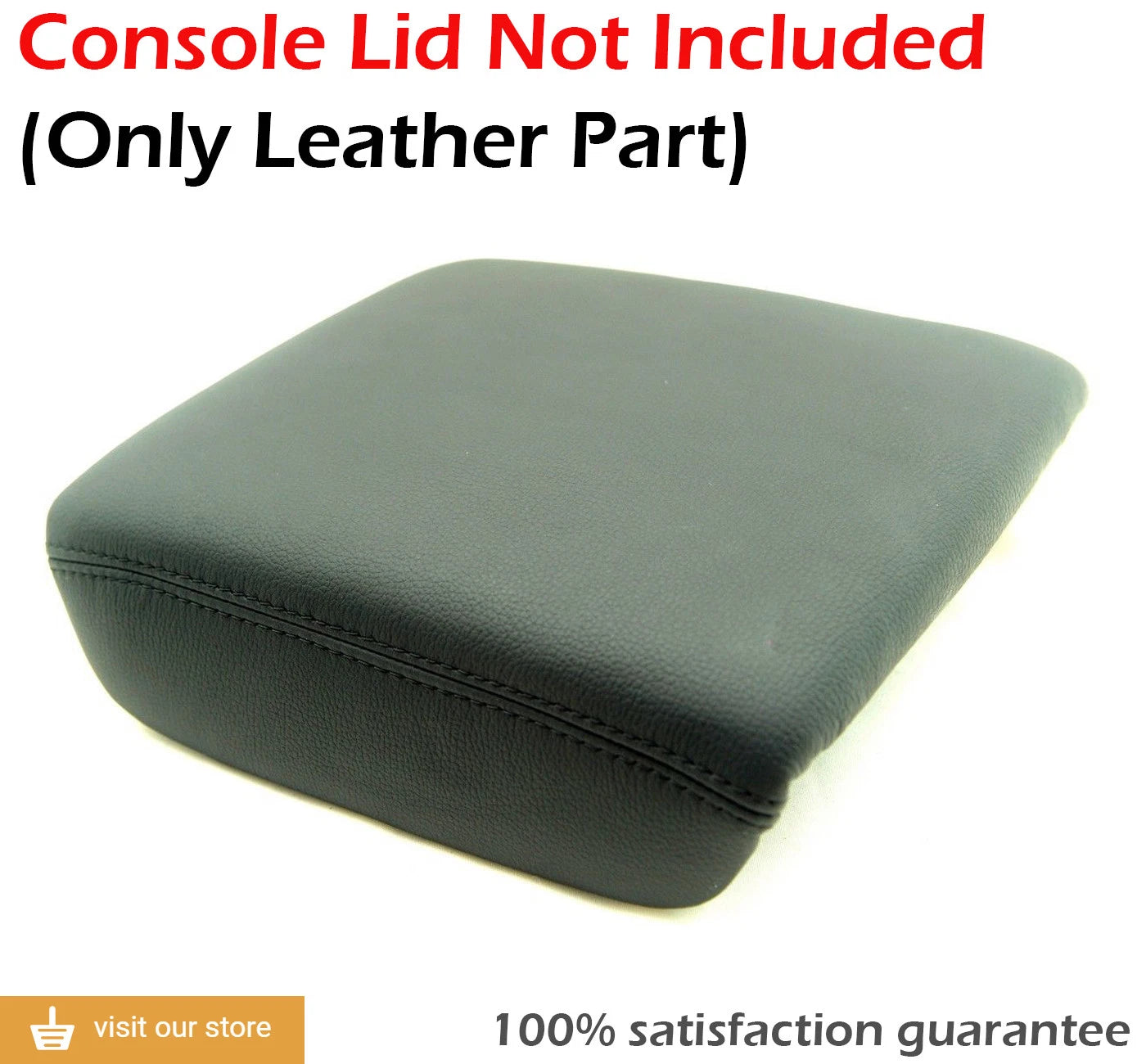 Leather Synthetic Center Console Armrest Cover for Honda Ridgeline (2006–2014)