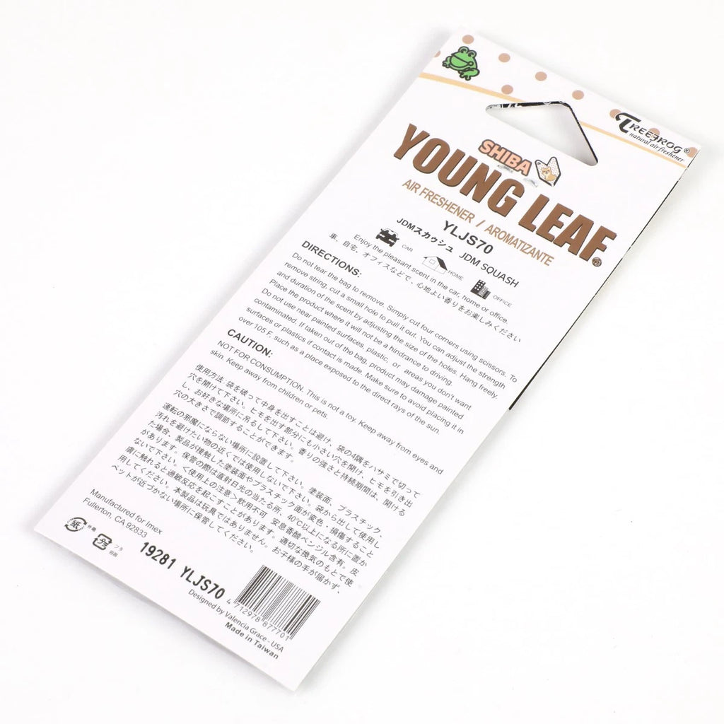 Treefrog Wakaba Young Leaf Air Freshener for Car Office (JDM)