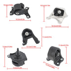 Set of 5 Engine Motor & Transmission Mounts for Honda Element (2003-2010)