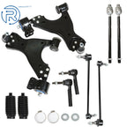 Set of 12 Front Control Arms Ball Joints Tie Rod Ends for Chevrolet Traverse (2009–2015)