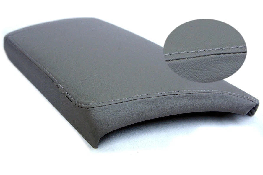 Center Console Armrest Cover for Cadillac CTS (2015–2019) Gray PVC Leather