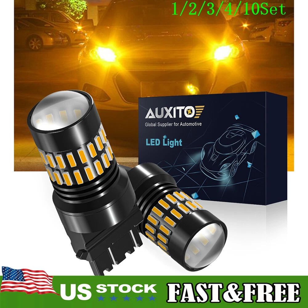 Set of 2 LED Turn Signal Lights for Dodge Ram (1994â2010) Amber