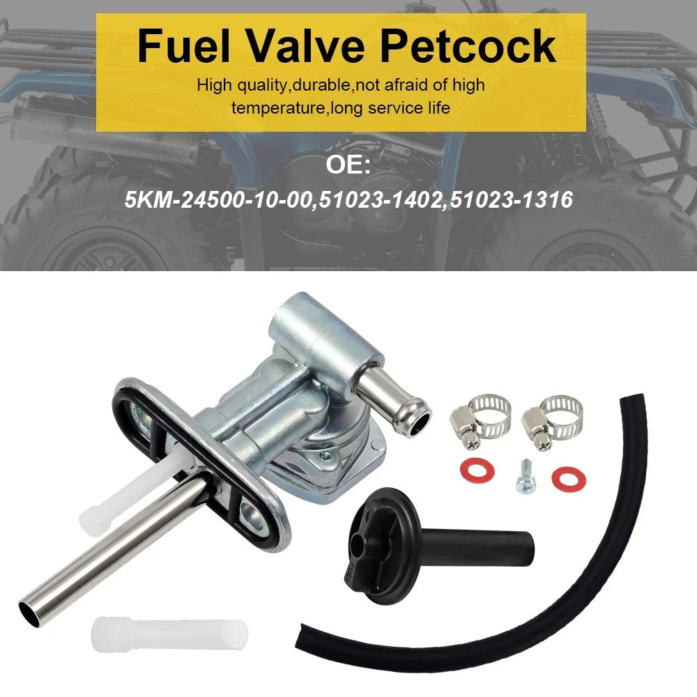 Fuel Gas Tank Petcock for Yamaha Bruin 350 (2004–2006), Grizzly 350 (2007–2016), Grizzly 660 K