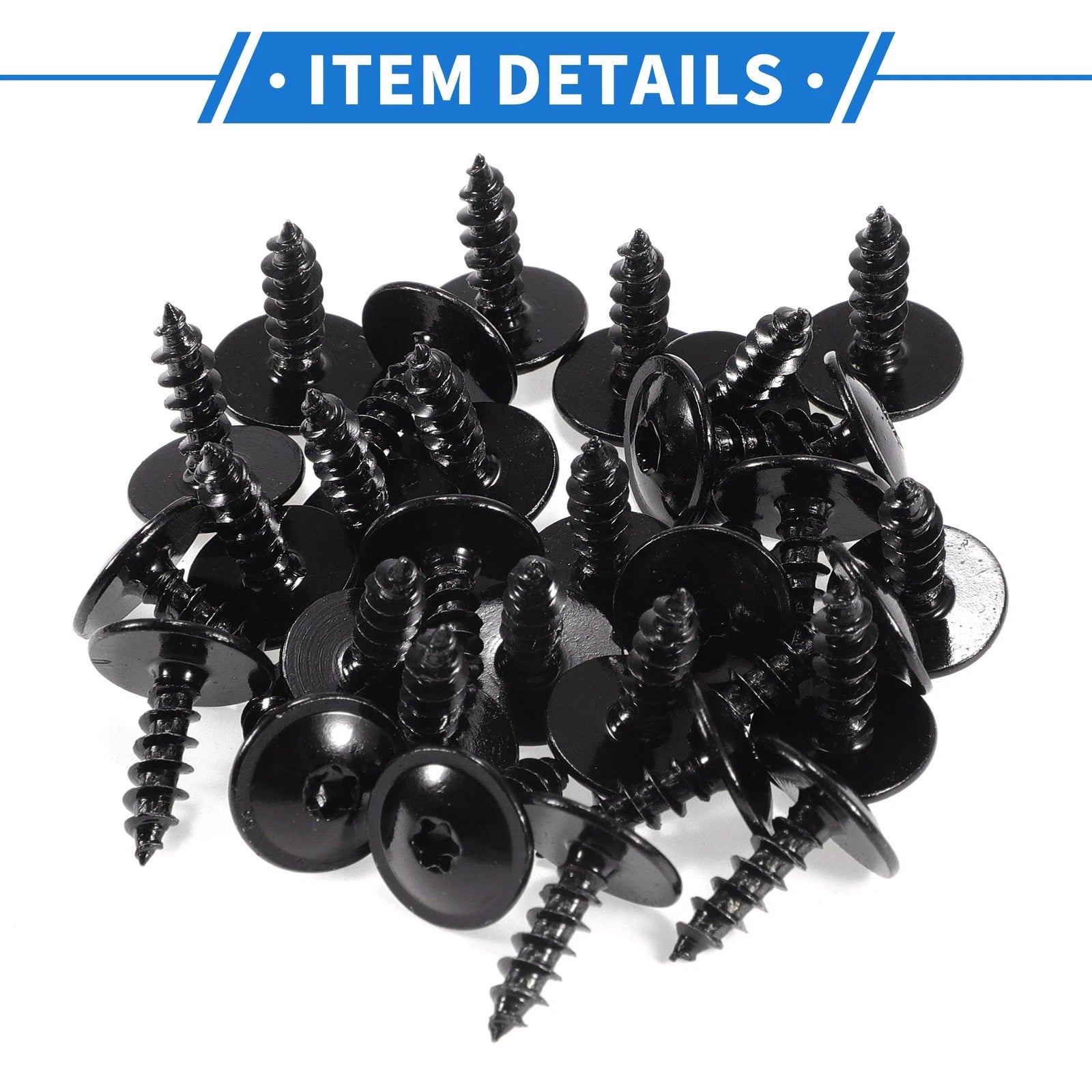 30 Pcs Fender Liner Splash Shield Bumper Cover Screw for Audi A3 (2006–2013)