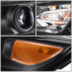 Left Driver Side Projector Headlight Assembly for Chevy Malibu (2016–2018)