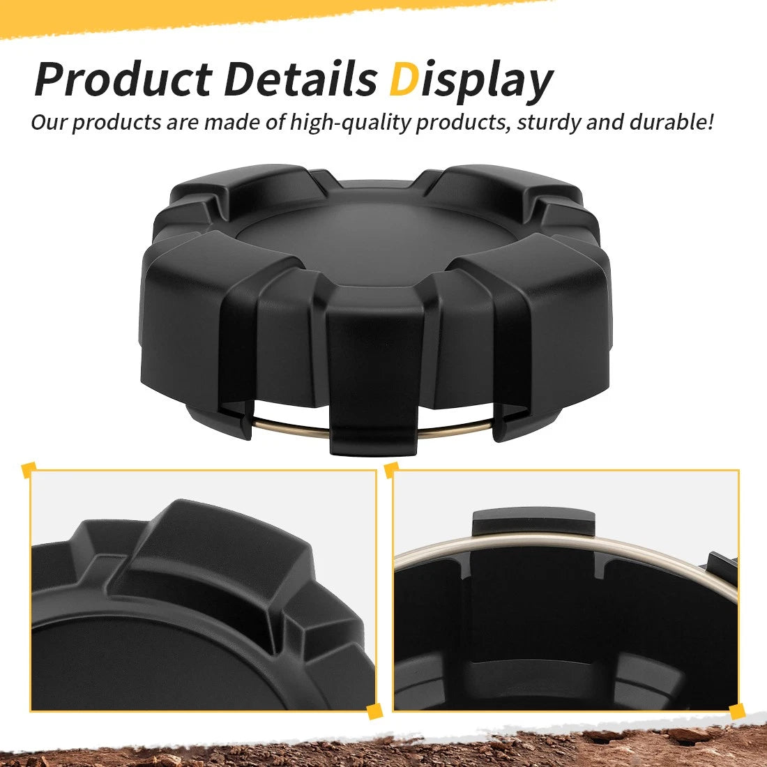 Set of 4 Wheel Center Caps for Polaris General 1000 (2016–2025) #1522498