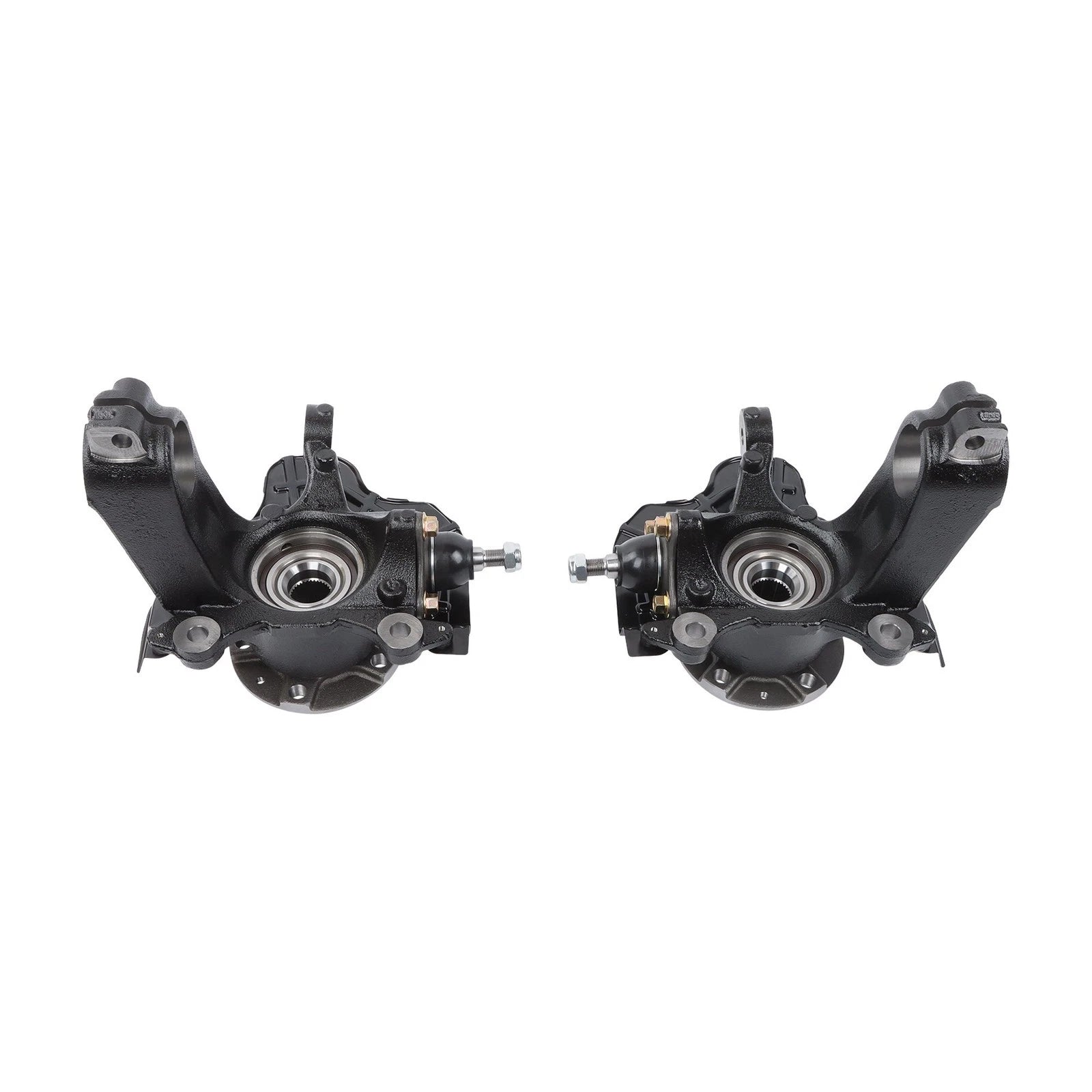 Pair Front Steering Knuckle & Hub Bearing for Ram ProMaster (2014-2020)