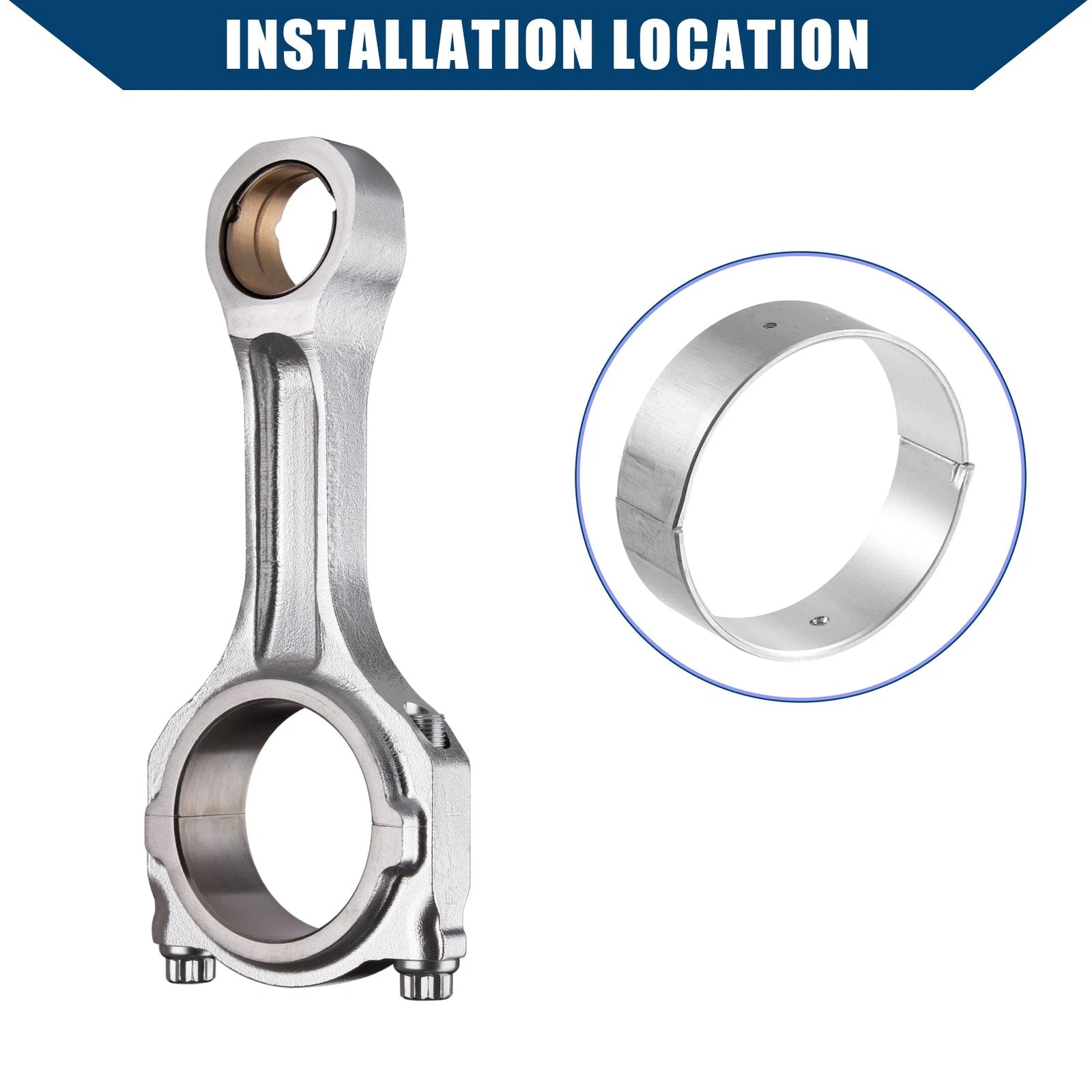 Set of 4 Connecting Rod Bearing Shells for Hyundai Kia (2008–2018) 23060-2G100