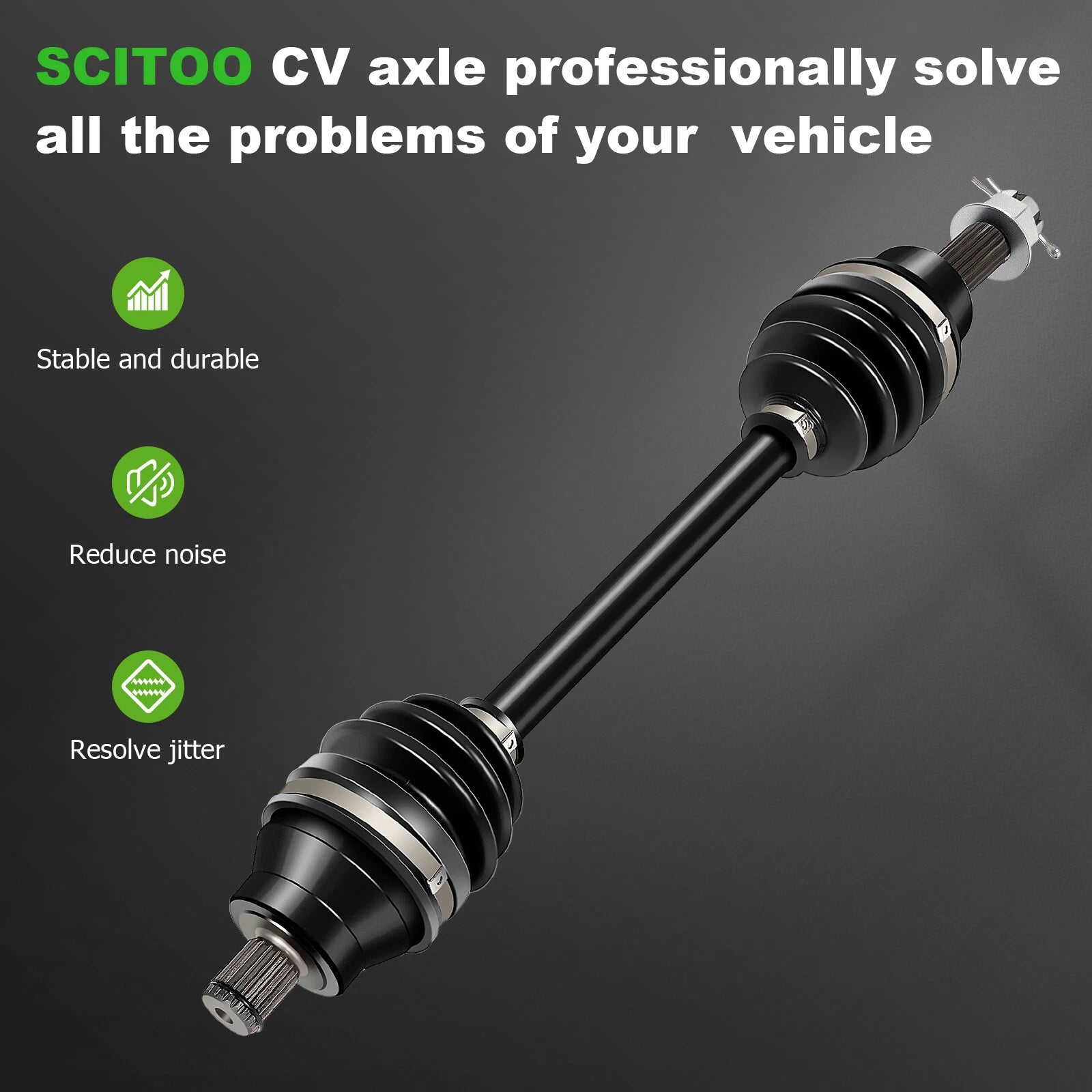Rear Left Right CV Axle for Polaris Hawkeye 300 (2006–2011)