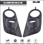 Pair Front Bumper Fog Light Ring Covers for BMW M3 E46 (2001–2006)