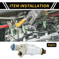 Fuel Injector for Ford Ranger (1985–2001) 4 Holes Silver Tone Beige