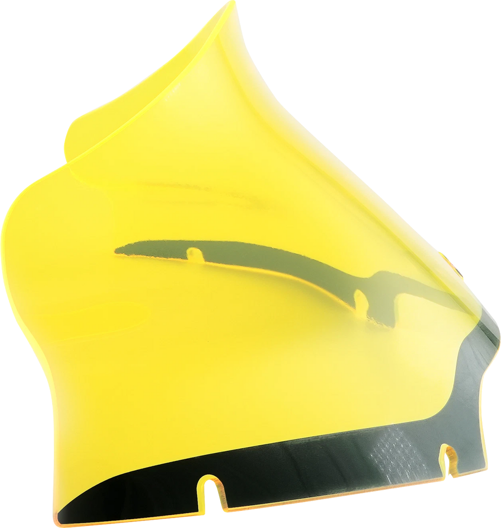 Klock Werks 9" Kolor Flare Windshield for FLTR (KWW-01-0634) - Yellow Ice