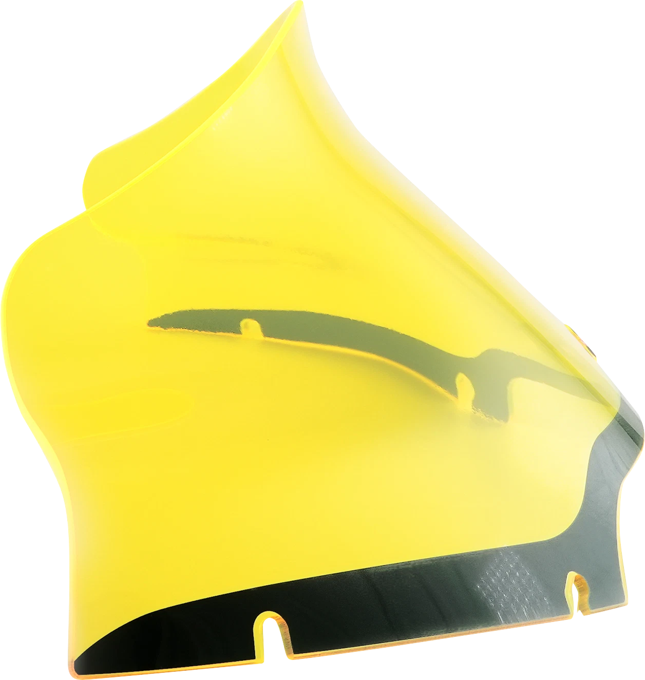 Klock Werks 9" Kolor Flare Windshield for FLTR (KWW-01-0634) - Yellow Ice
