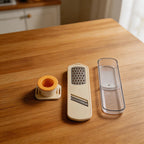 3-in-1 Garlic Grinder Kitchen Tool with Easy Clean Safety Hand Guard