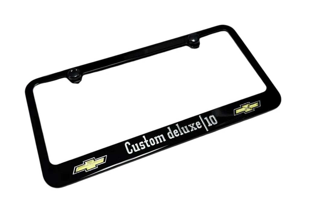 License Plate Frame Premium Front for Chevrolet Custom Deluxe (1972–1973)