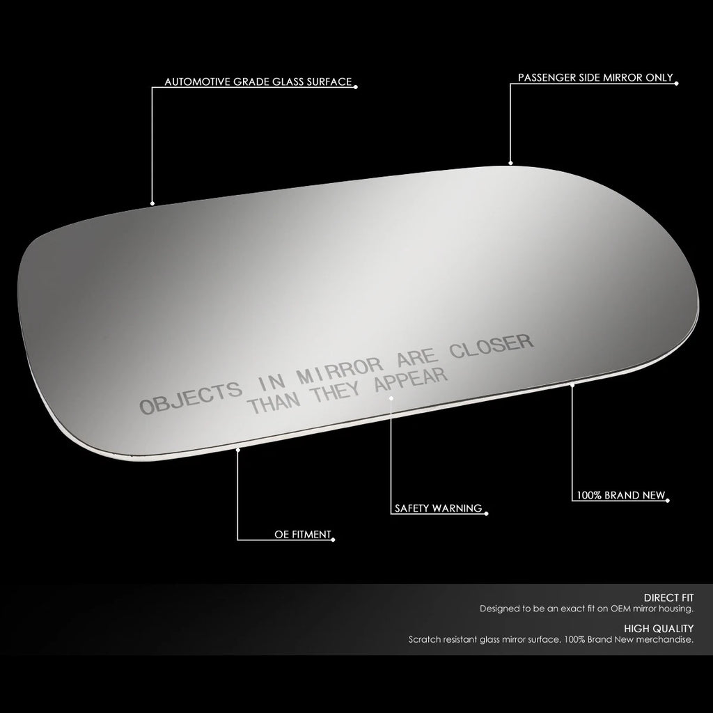 Right Side View Mirror Glass for Nissan 300ZX/240SX (1989–1996)