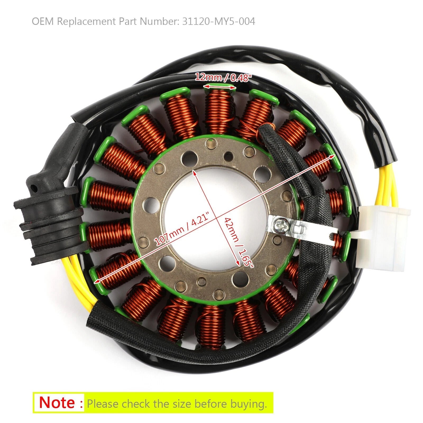 Stator for Honda CB500 S PC32 / CBF500 / CBF 500 ABS (1998–2006)