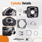 Engine Cylinder Piston Kit for KTM 50 SX (2000-2023)