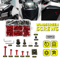 155pcs Fairing Bolts Kit for Honda CBR600RR CBR1000RR (2003–2023) Red M5 M6