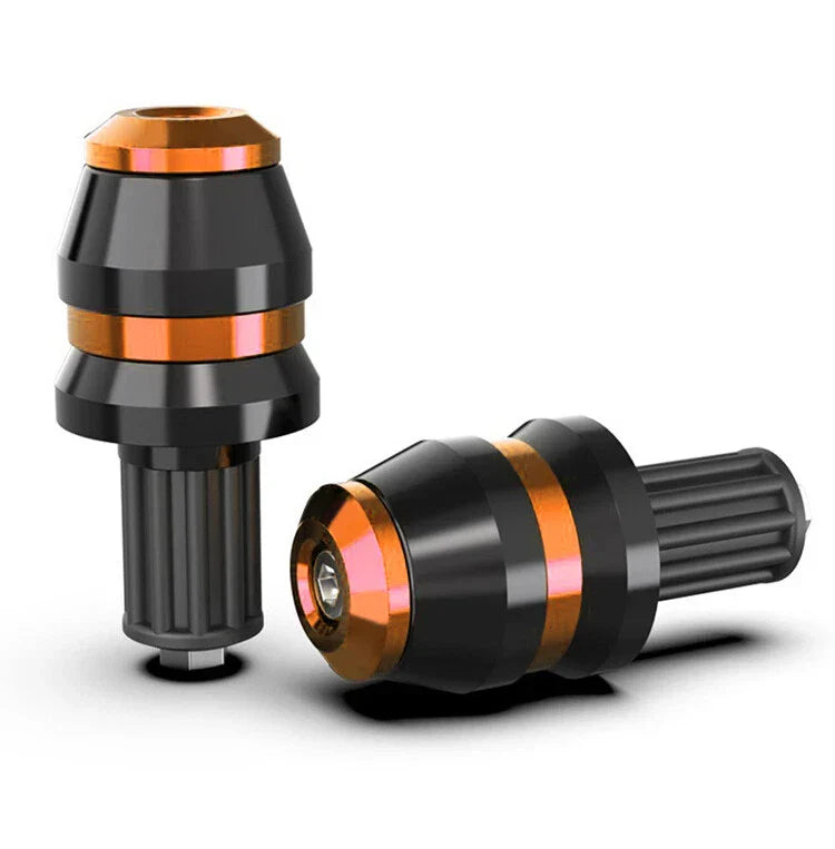 22mm 7/8" Motorcycle Handlebar Grips Bar End Slider Caps - Universal