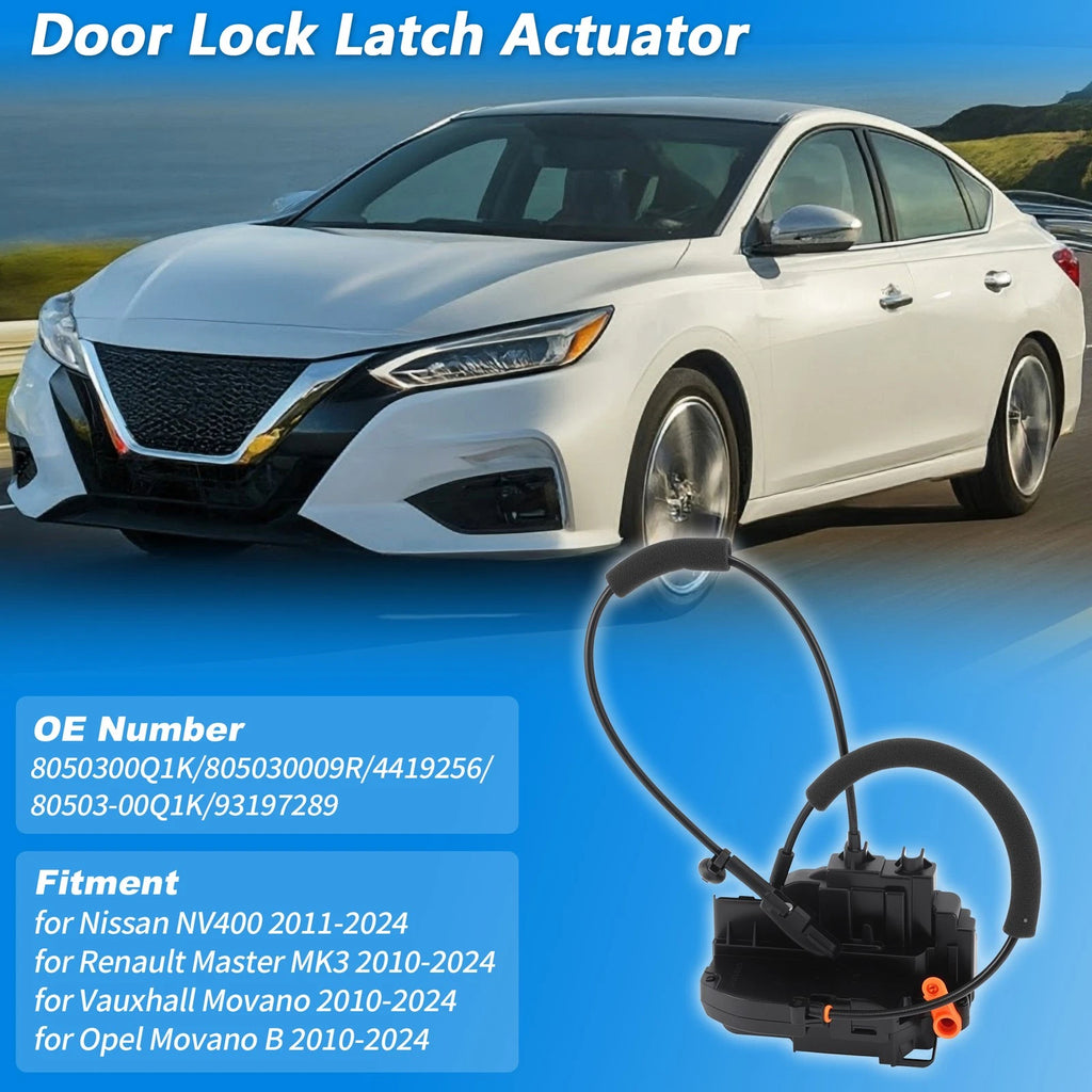 Front Left Door Latch Lock Actuator 8050300Q1K for Nissan NV400 (2016–2023)