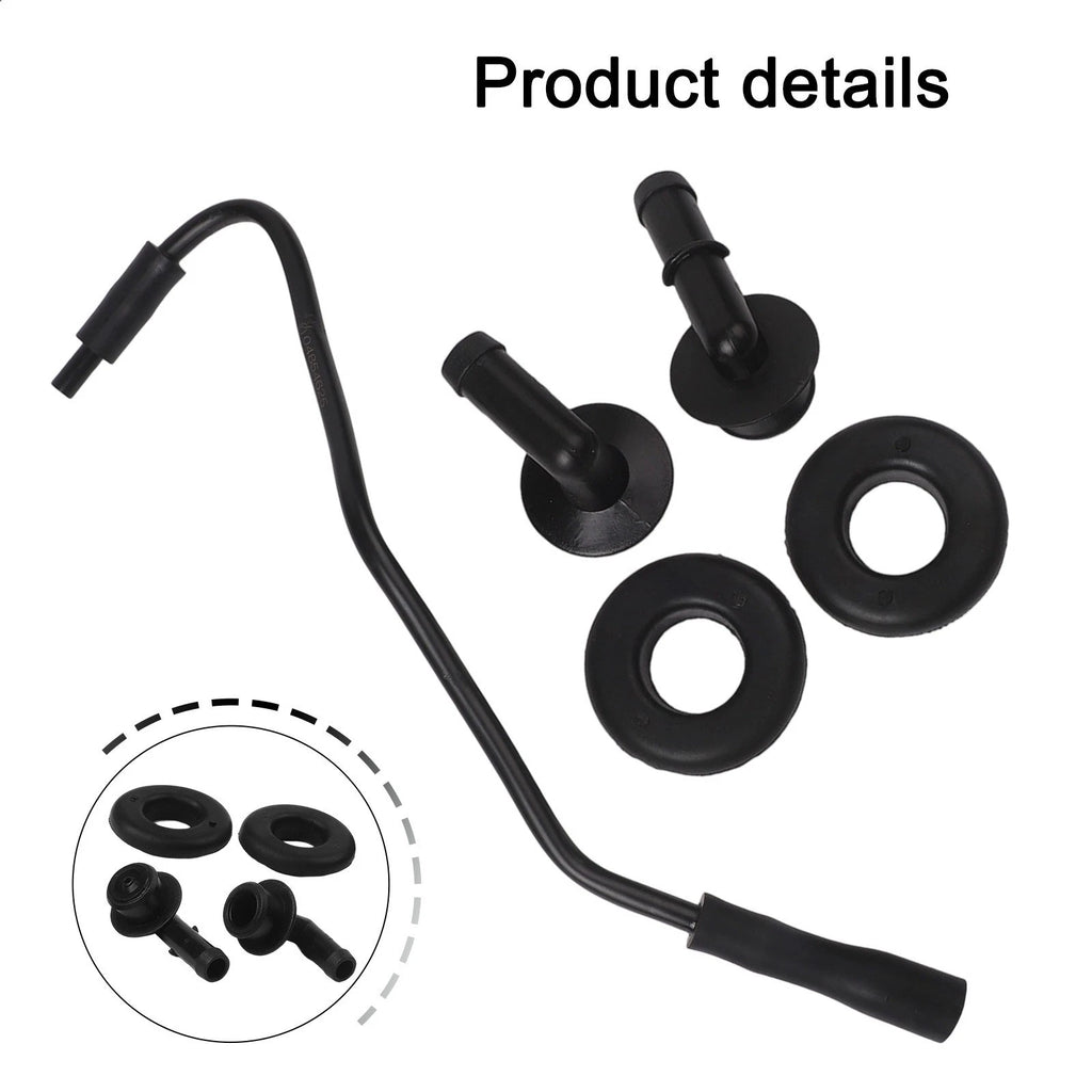 Set of 2 Engine PCV Crankcase Tube and Grommet for Jeep Wrangler (1997–2004)