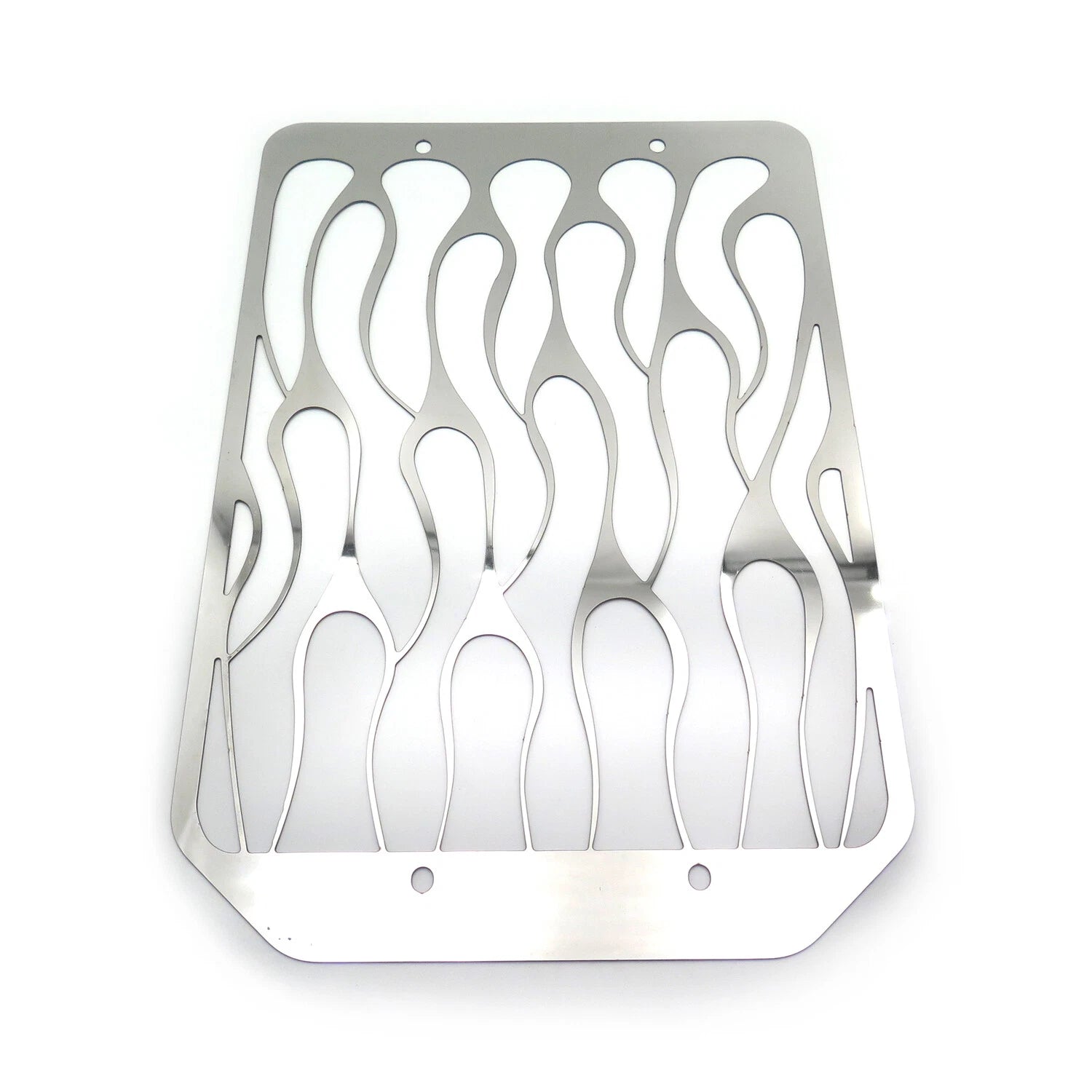 Stainless Flame Radiator Grille Cover for Kawasaki Vulcan VN 1500/VN 1700 (1996–2018)