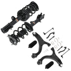 Set of 4 Suspension Front Struts, Control Arms, Tie Rods for Kia Sorento (2011–2013) 172712