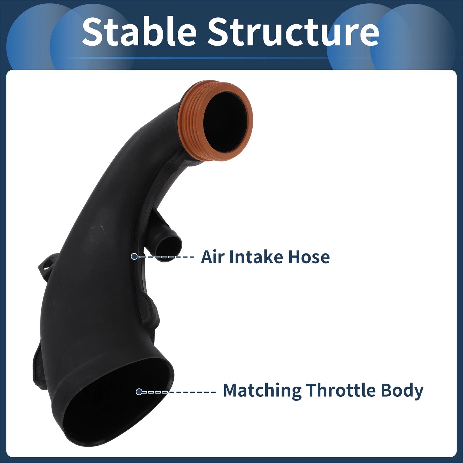 Engine Air Intake Hose for BMW 5 6 7 Series X5 X6 E70 (2007–2013) No.13717577451