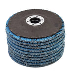 10 Pack Zirconia Flap Disc 4-1/2" x 7/8" 120 Grit for Grinding