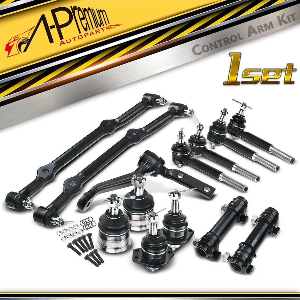 Set of 13 Idler Arm & Tie Rod Ends for Chevrolet S10 Blazer GMC S15 Jimmy